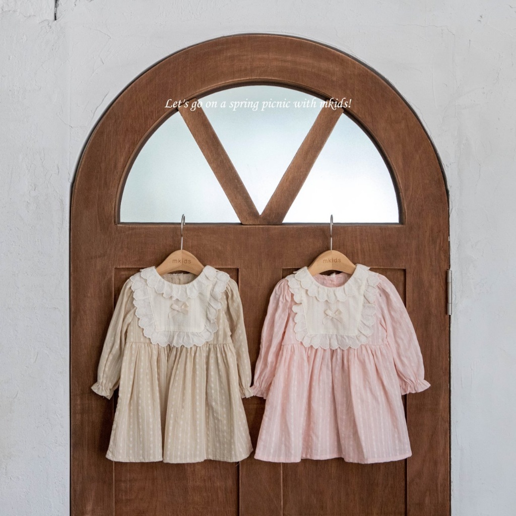 正韓春Mkids  小童野餐小花洋裝
