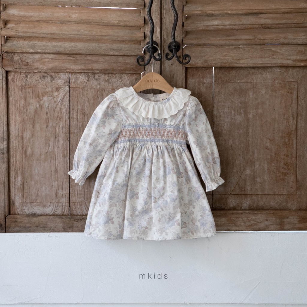 正韓春Mkids  小童民俗花花洋裝