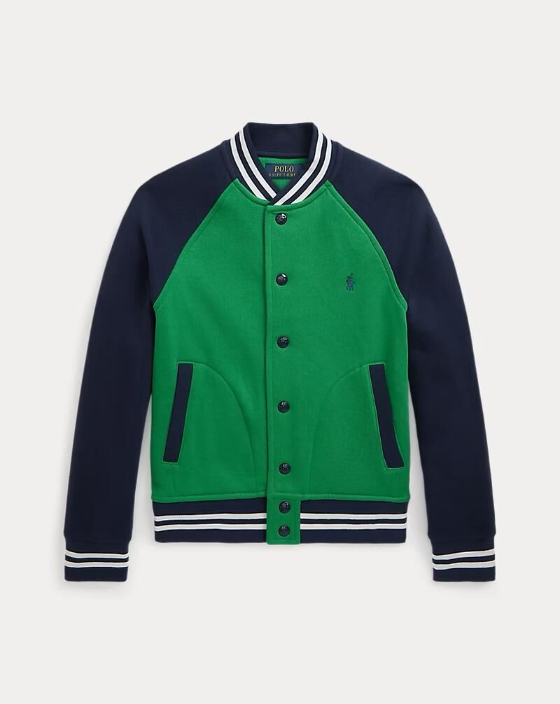 (現貨) 100%官方直送正貨 Polo Ralph Lauren Color-blocked Fleece Baseball Jacket Boy 2-7 (Size 4T)