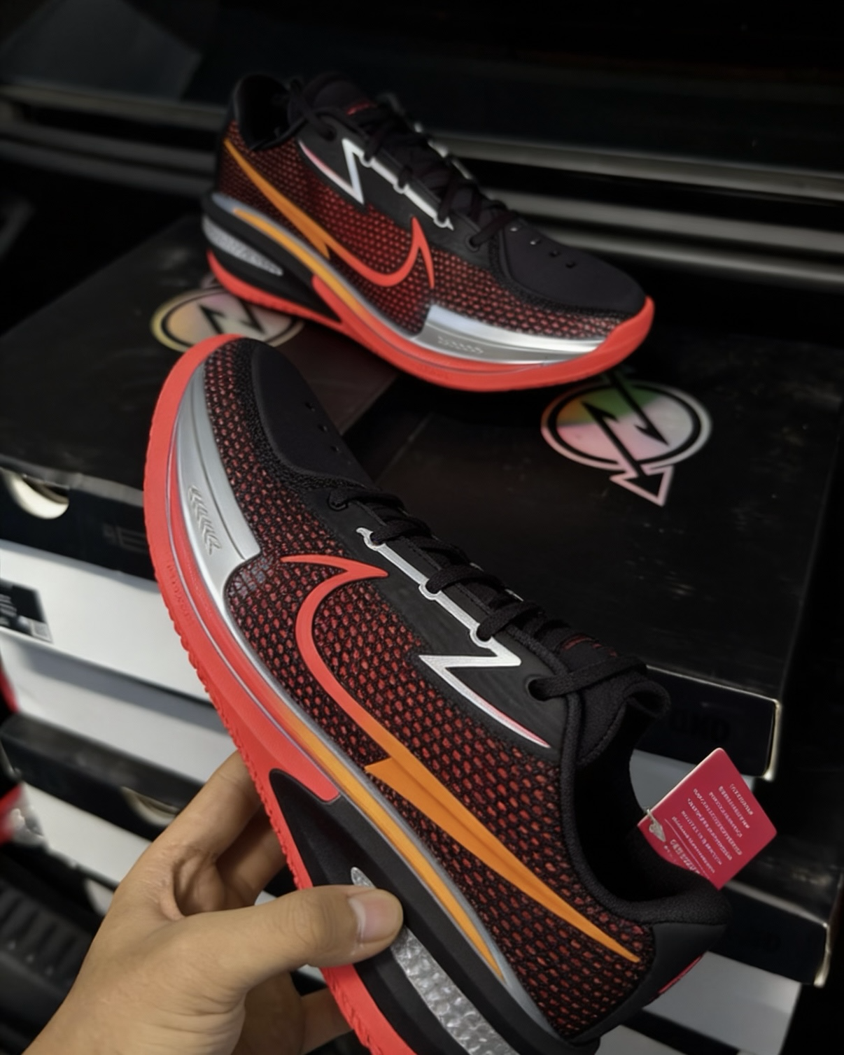 NIKE G.T. CUT 3 Black Bright Crimson 黑紅 緩震 實戰 籃球鞋 男女鞋