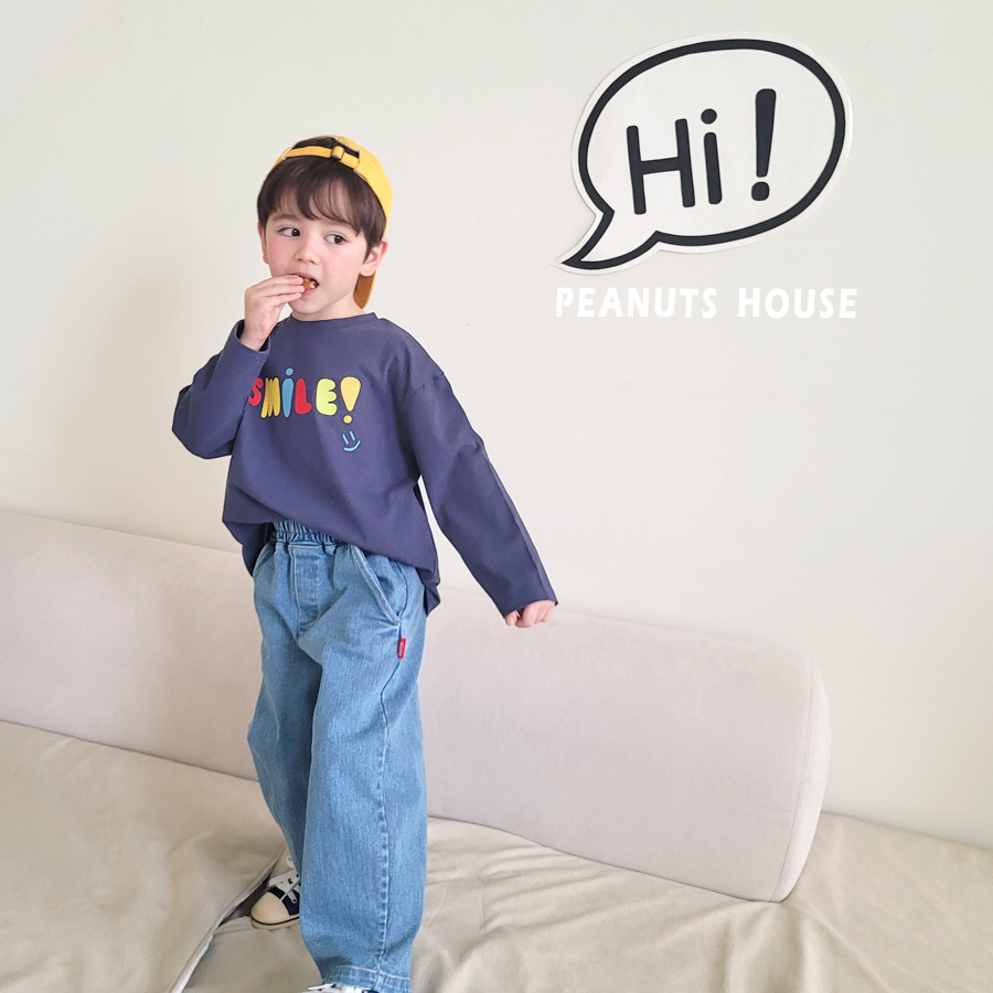 正韓春peanuts 兩色微笑上衣