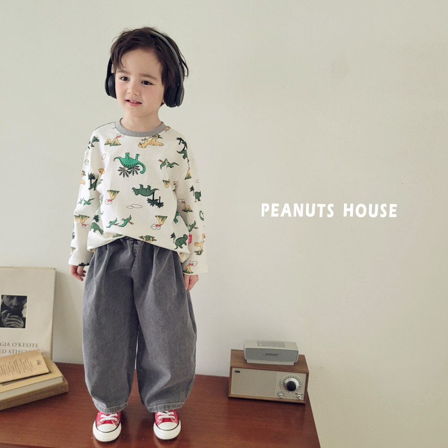 正韓春peanuts 叢林恐龍上衣