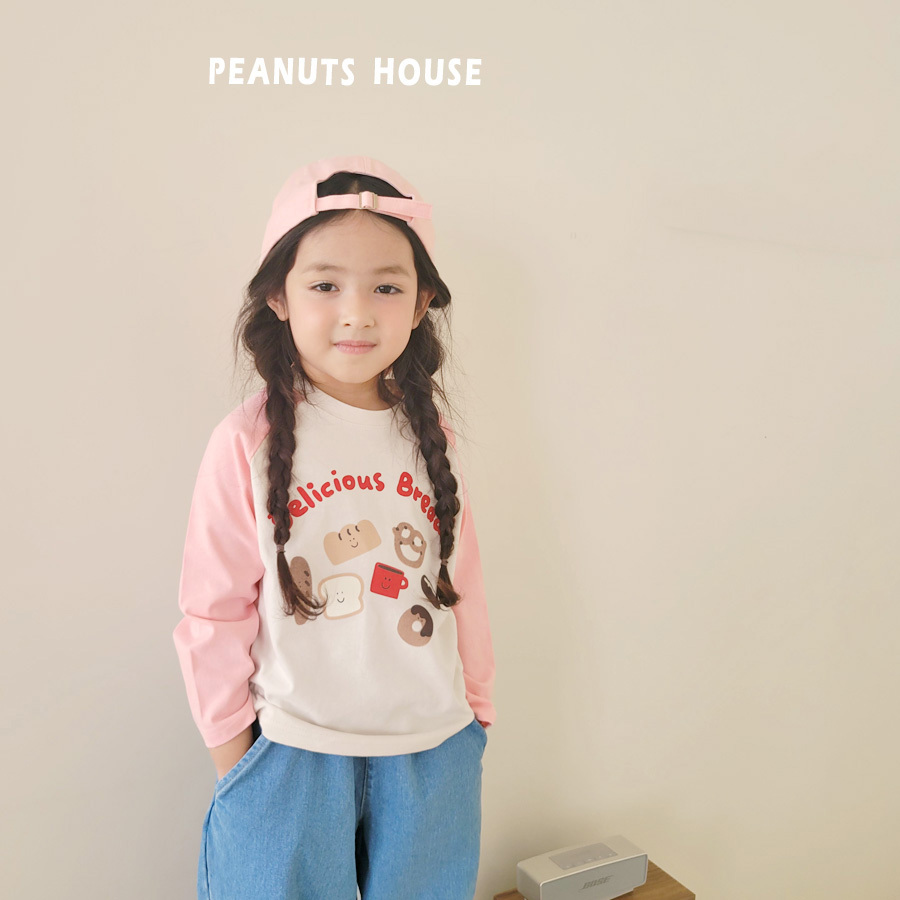 正韓春peanuts 兩色麵包上衣