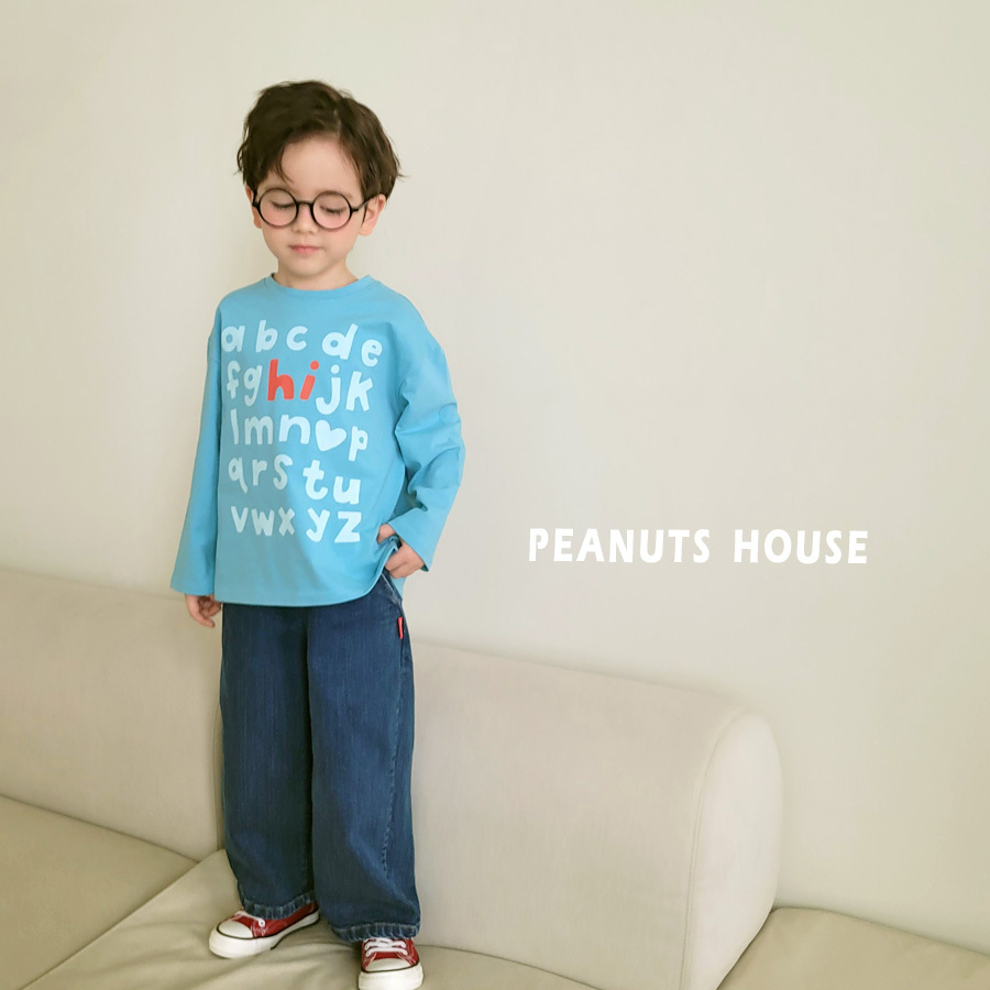 正韓春peanuts 三色A-Z字母上衣