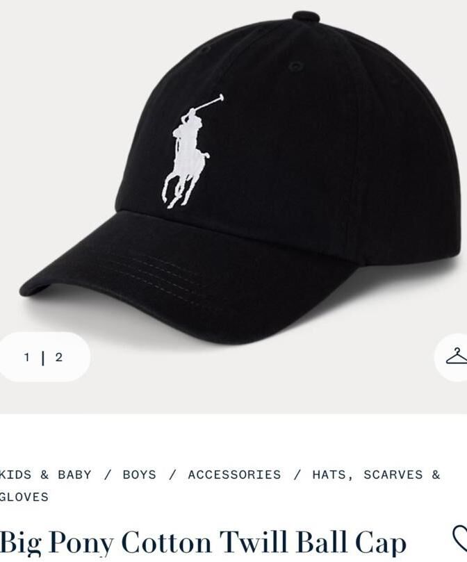 (現貨) 100%官方直送正貨 Polo Ralph Lauren Cotton Twill Ball Cap