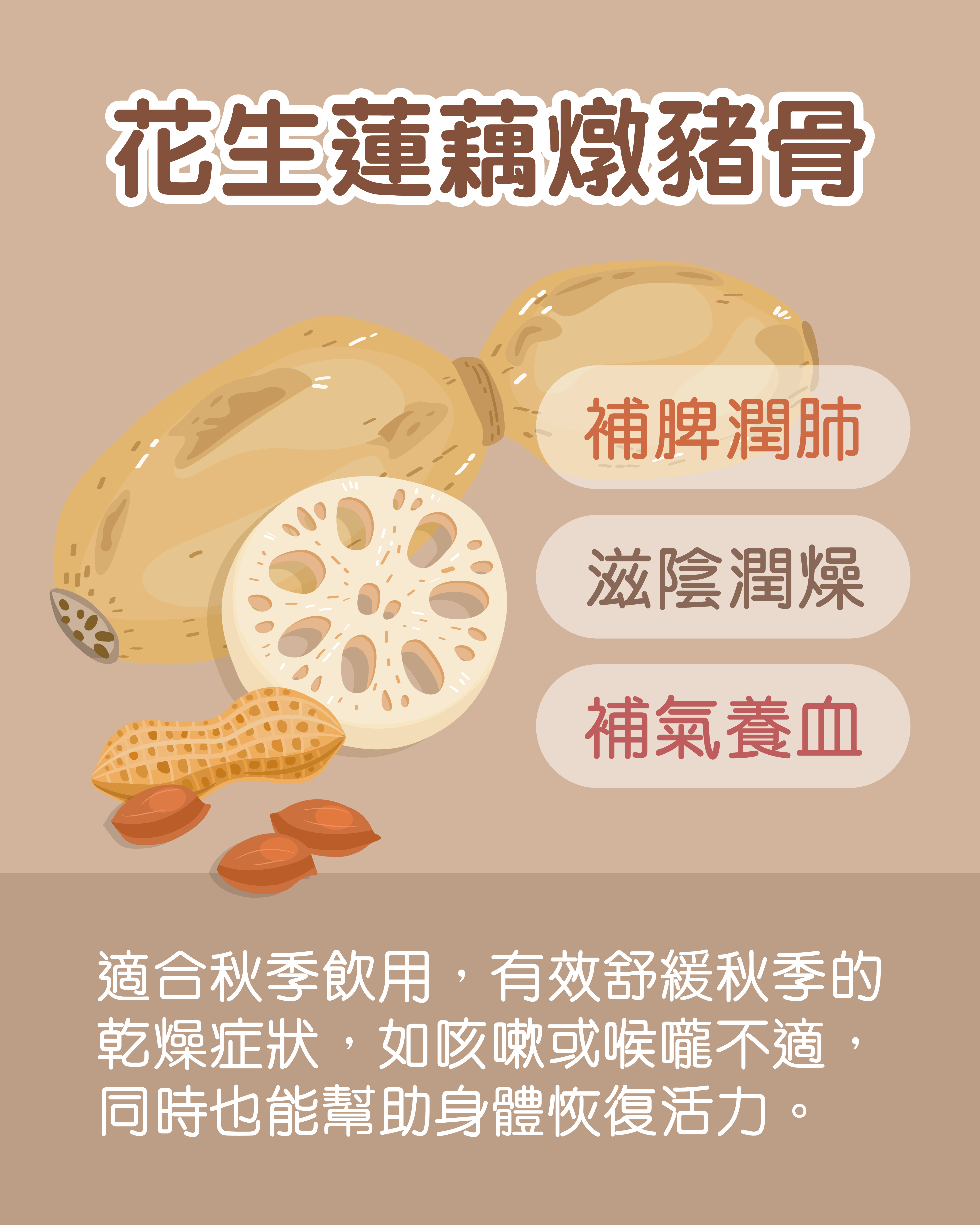 花生蓮藕燉豬骨