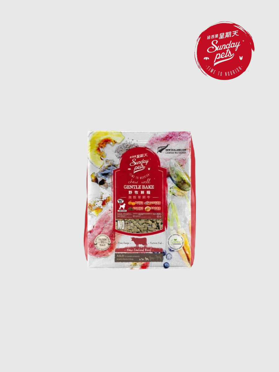 【星期天SundayPets】無穀成犬糧｜草飼牛 1.3kg