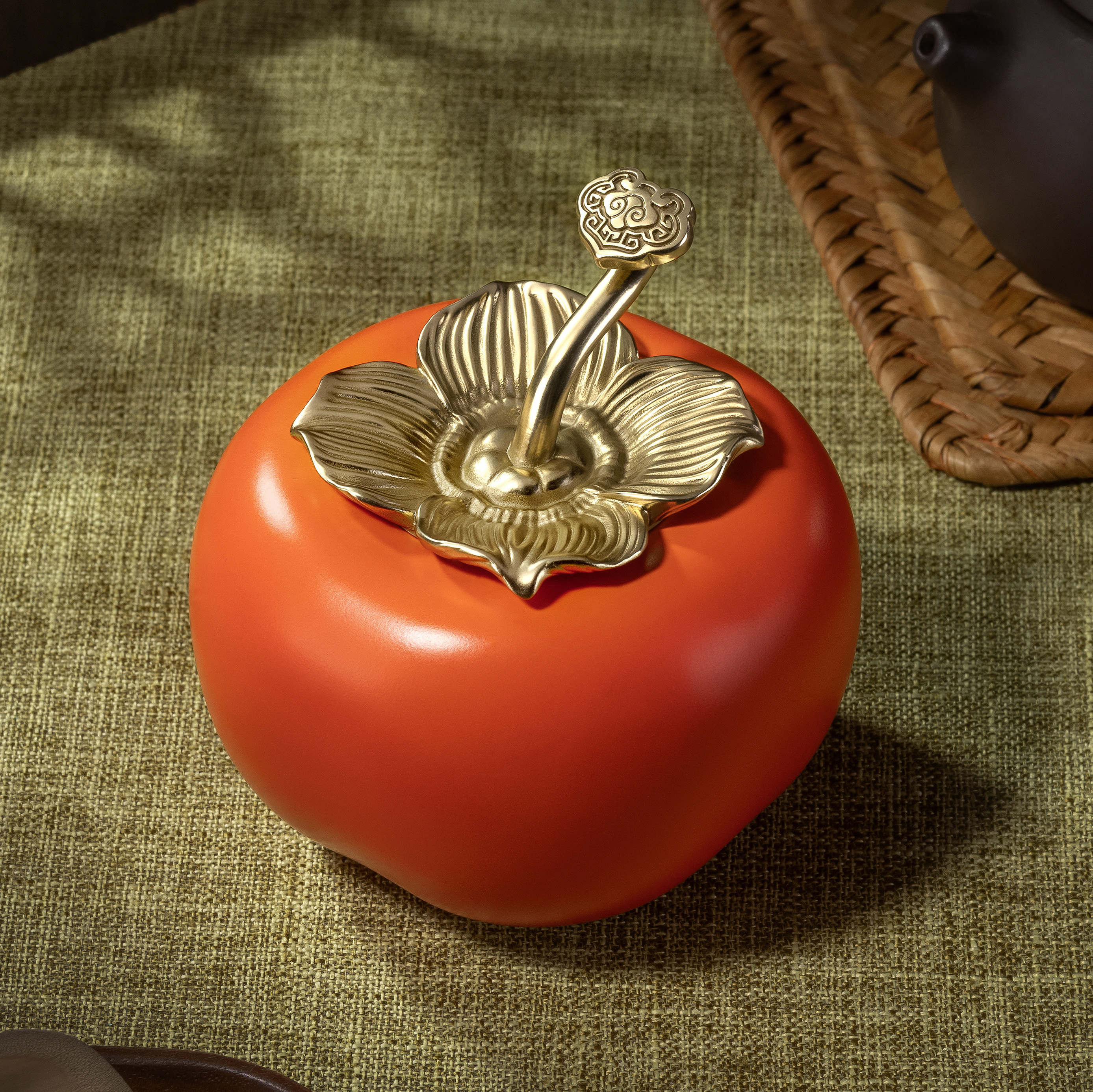 事事如意茶葉罐