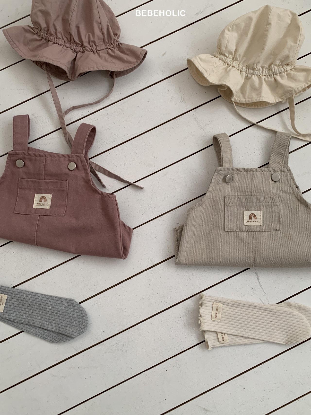 Bebe Holic Lego Suspender Suit