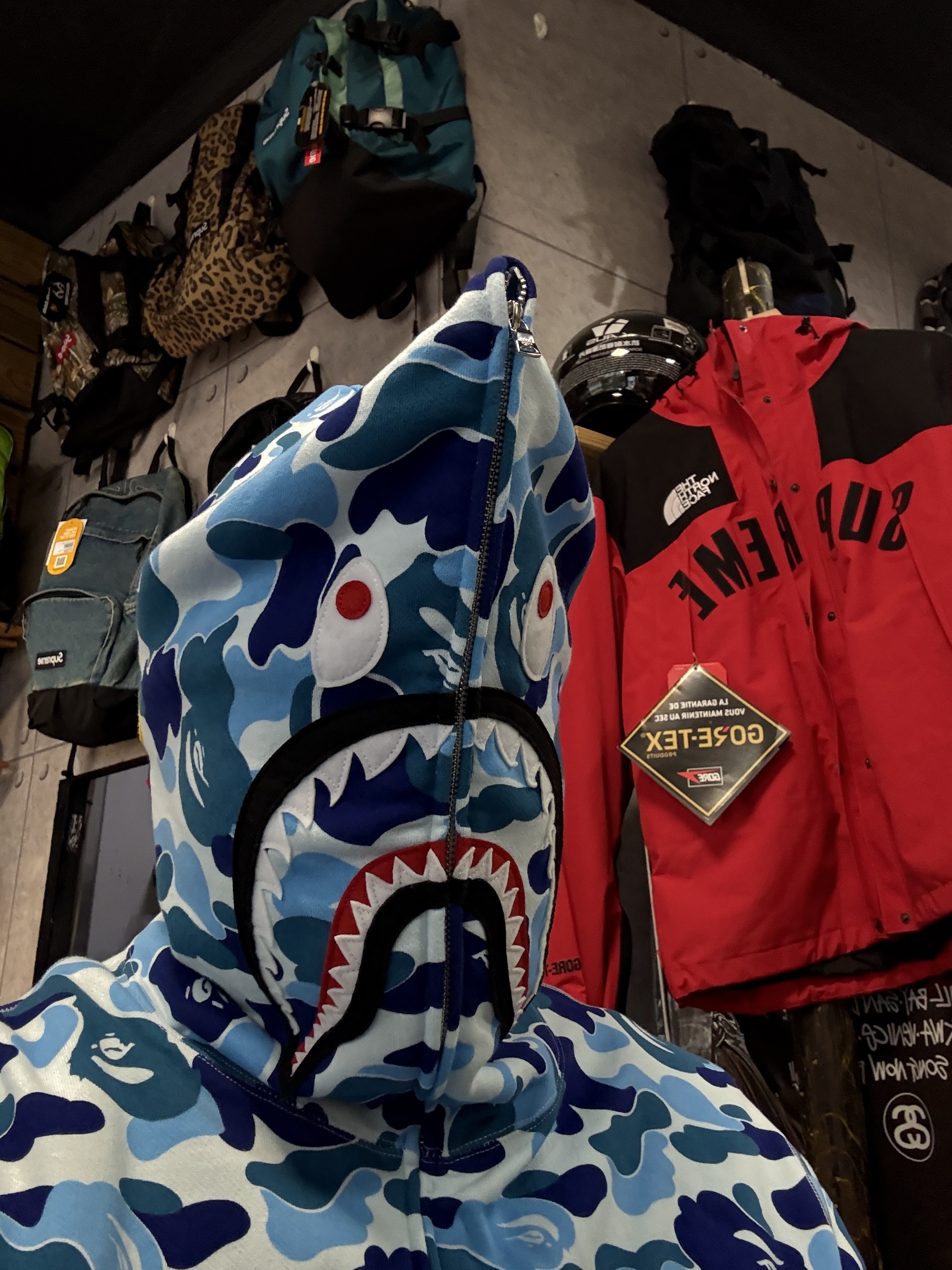 Bape Abc Camo 2nd Shark Full Zip Hoodie ponr 迷彩 鯊魚外套 1M30115008