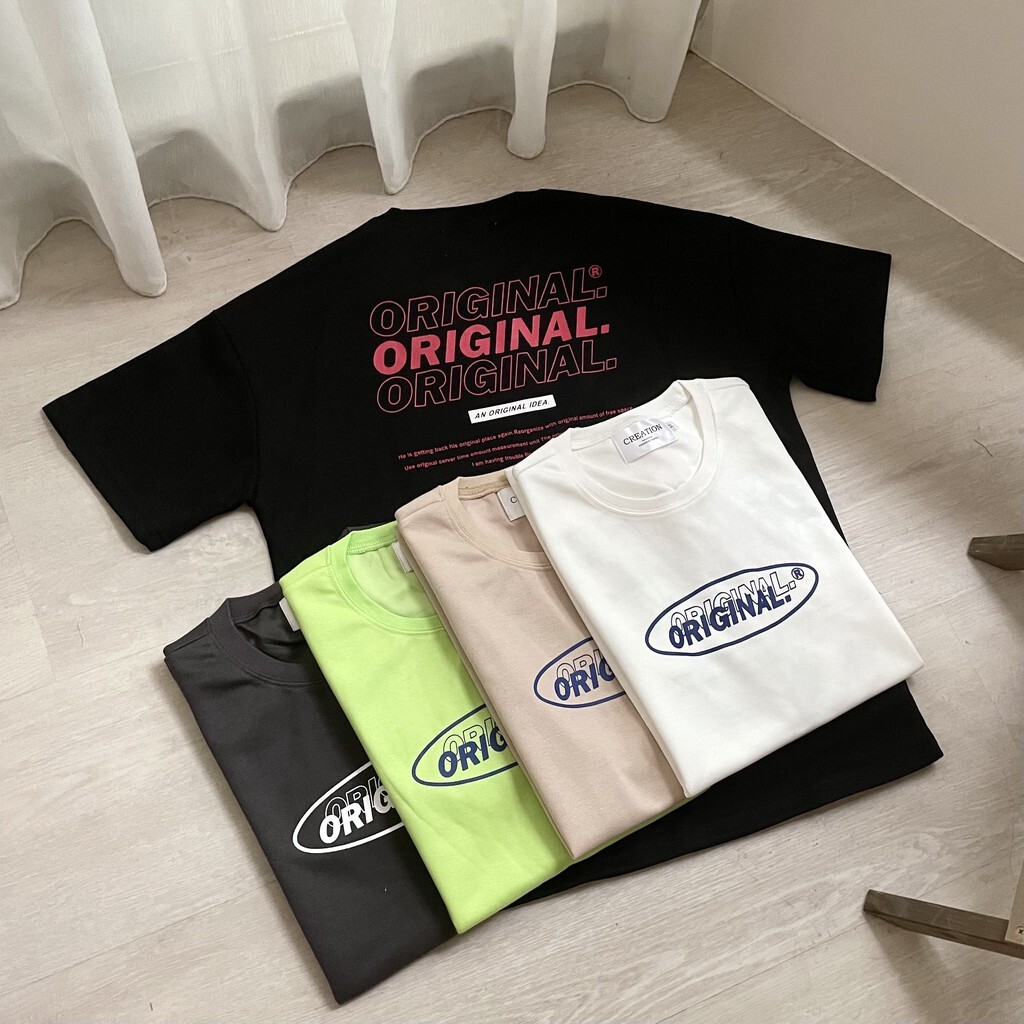 韓國Original 短袖 短T  太空棉短T 短袖 厚磅 落肩 寬鬆 高質感 20084