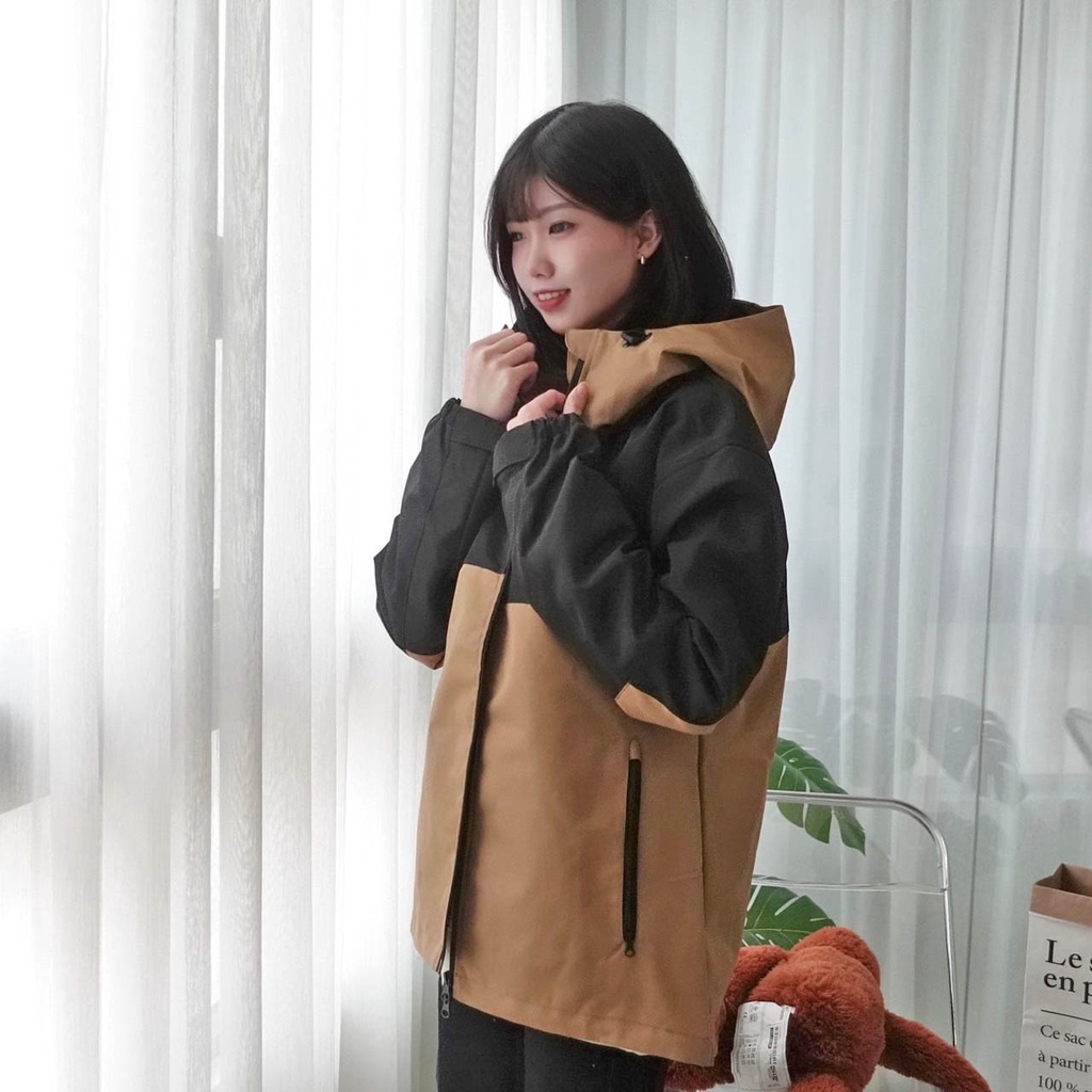 United Athle外套 立領 拼接 抽繩 雙拉鍊 防風 防潑水 風衣外套