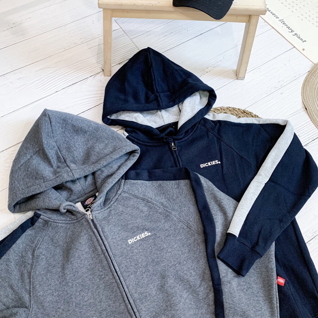 Dickies外套 連帽外套 拼色外套 長袖外套 雙色 拼接外套 刷毛外套