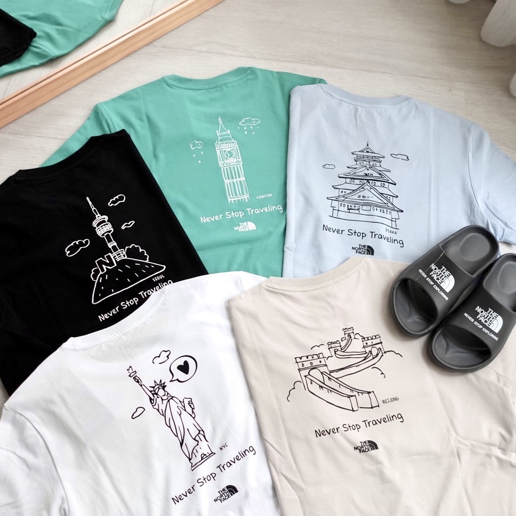 北臉 國家The north face CITY TRAVEL短T 城市短T 城市旅遊  NT7UN25