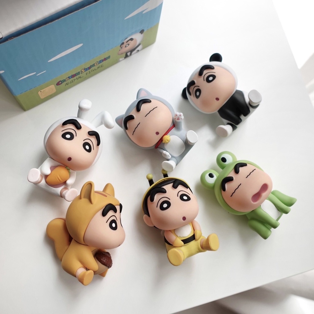 韓國限定 蠟筆小新動物公仔 小新公仔 公仔 擺飾 收藏 正版授權