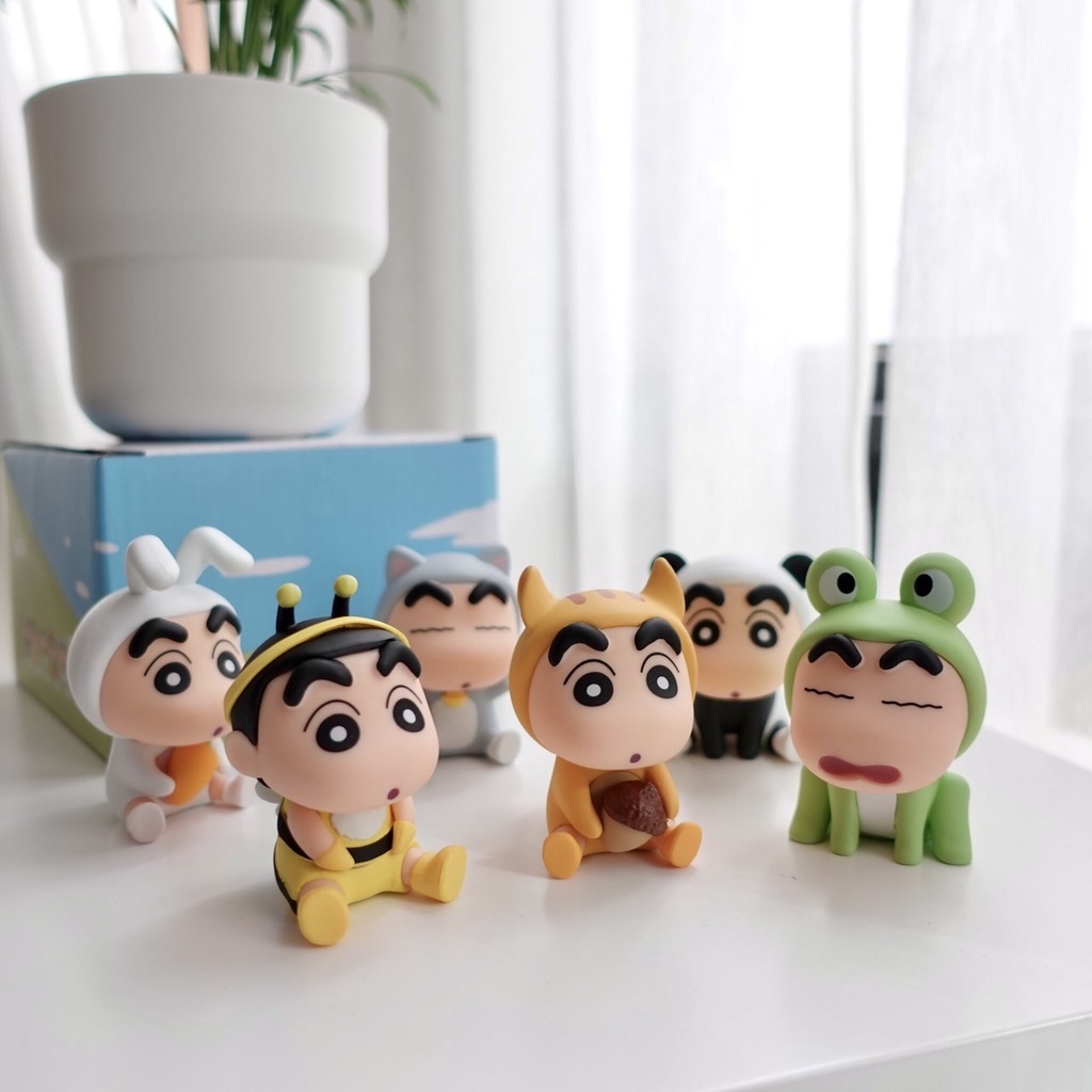 韓國限定 蠟筆小新動物公仔 小新公仔 公仔 擺飾 收藏 正版授權