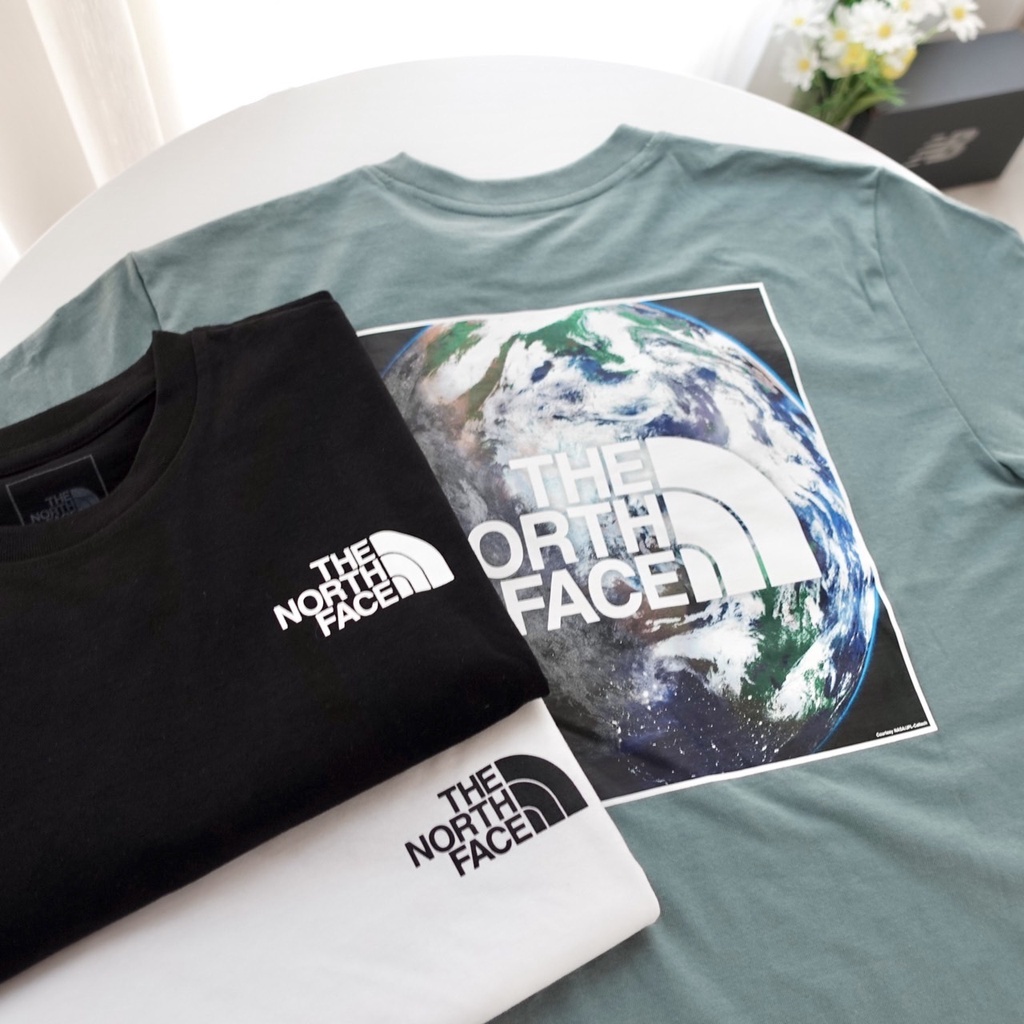 北臉 The north face Earth Day短T 地球短T 短袖 刺繡地球 NT7UN12A
