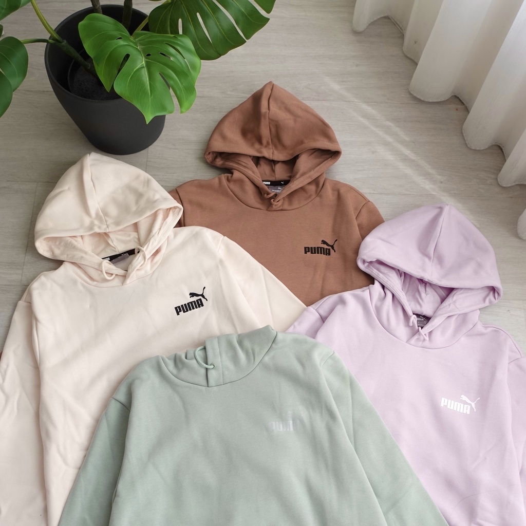 PUMA 帽T 經典小Logo 帽T 內刷毛 刷毛帽T