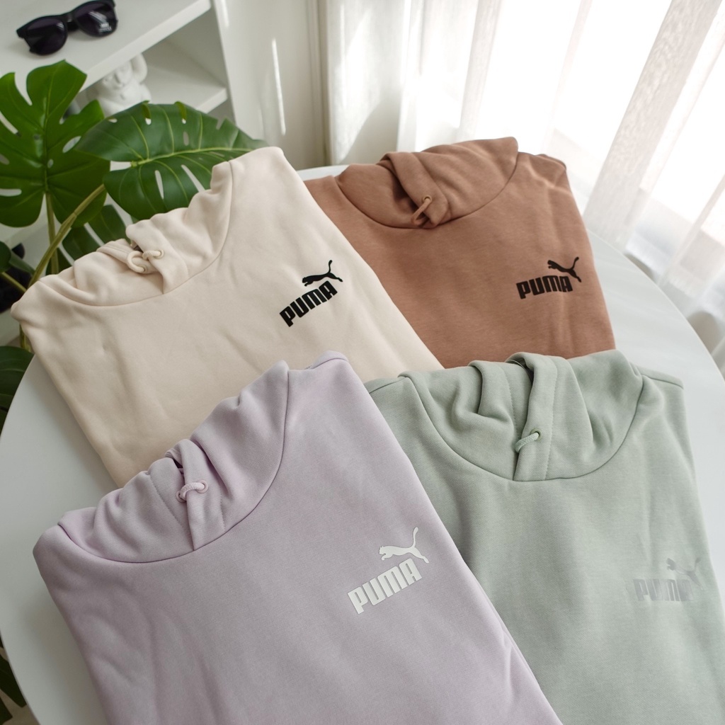 PUMA 帽T 經典小Logo 帽T 內刷毛 刷毛帽T