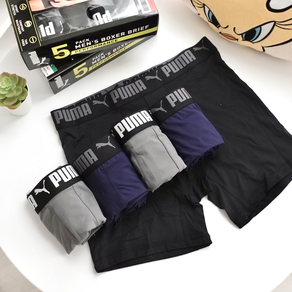 PUMA Boxer Brief 男生 四角褲 內褲 5件組 緊身內褲 平口褲  超級折扣款