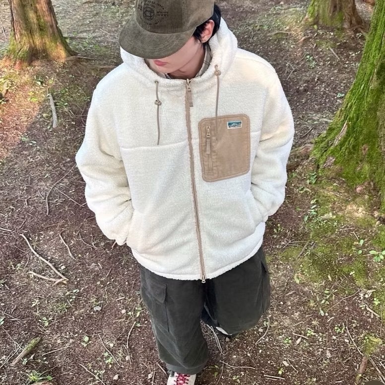 WHO A U 韓國 WHO.A.U 羊羔毛外套 厚外套 雙面外套 絨毛 厚款外套