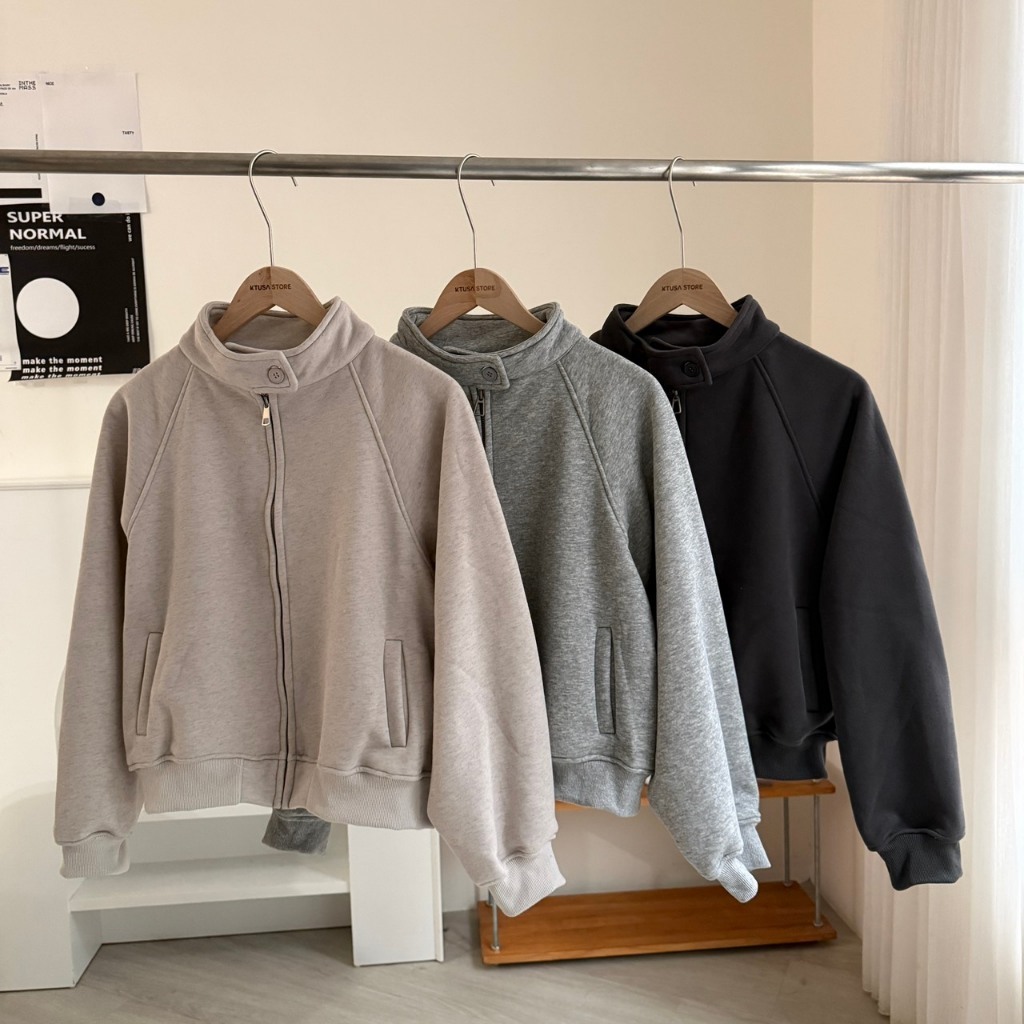 內絨毛落肩外套 秋冬外套 絨毛外套 百搭外套 休閒外套 男女可穿 保暖 2879