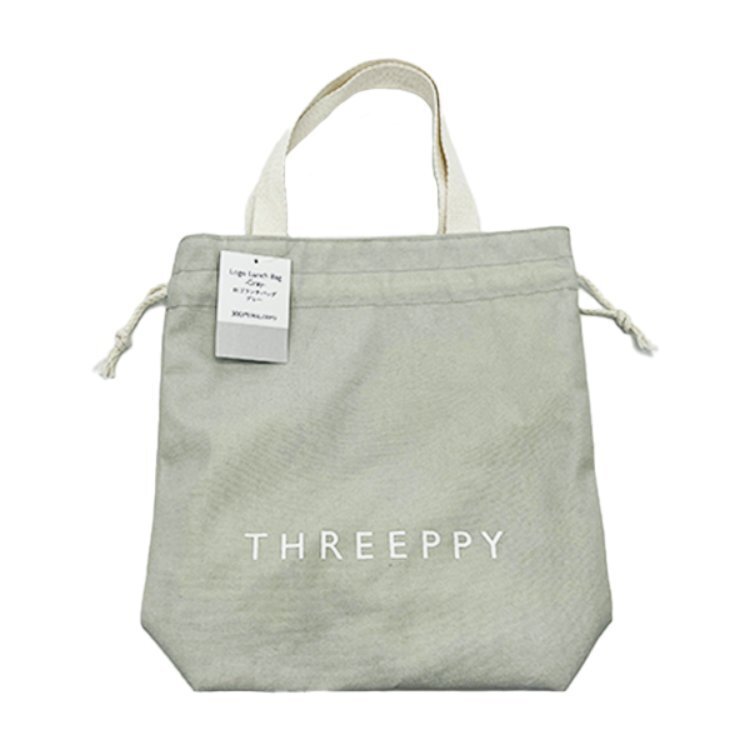 TP 束口便當袋/灰 31×21.7×8cm