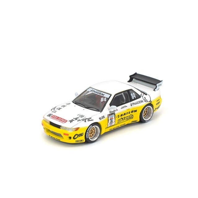 [預訂] POPRACE 1/64 PANDEM SILVIA S13 2020 D1 LIGHTS YELLOW/WHITE