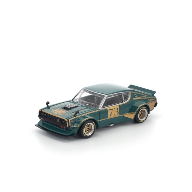 [預訂] POPRACE 1/64 KPGC110 KENMERI RACING #73 GREEN/GOLD