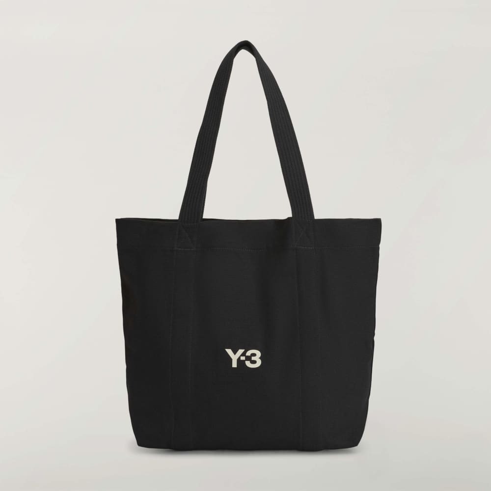 【 Y-3 CANVAS TOTE 帆布托特包 - 黑 】