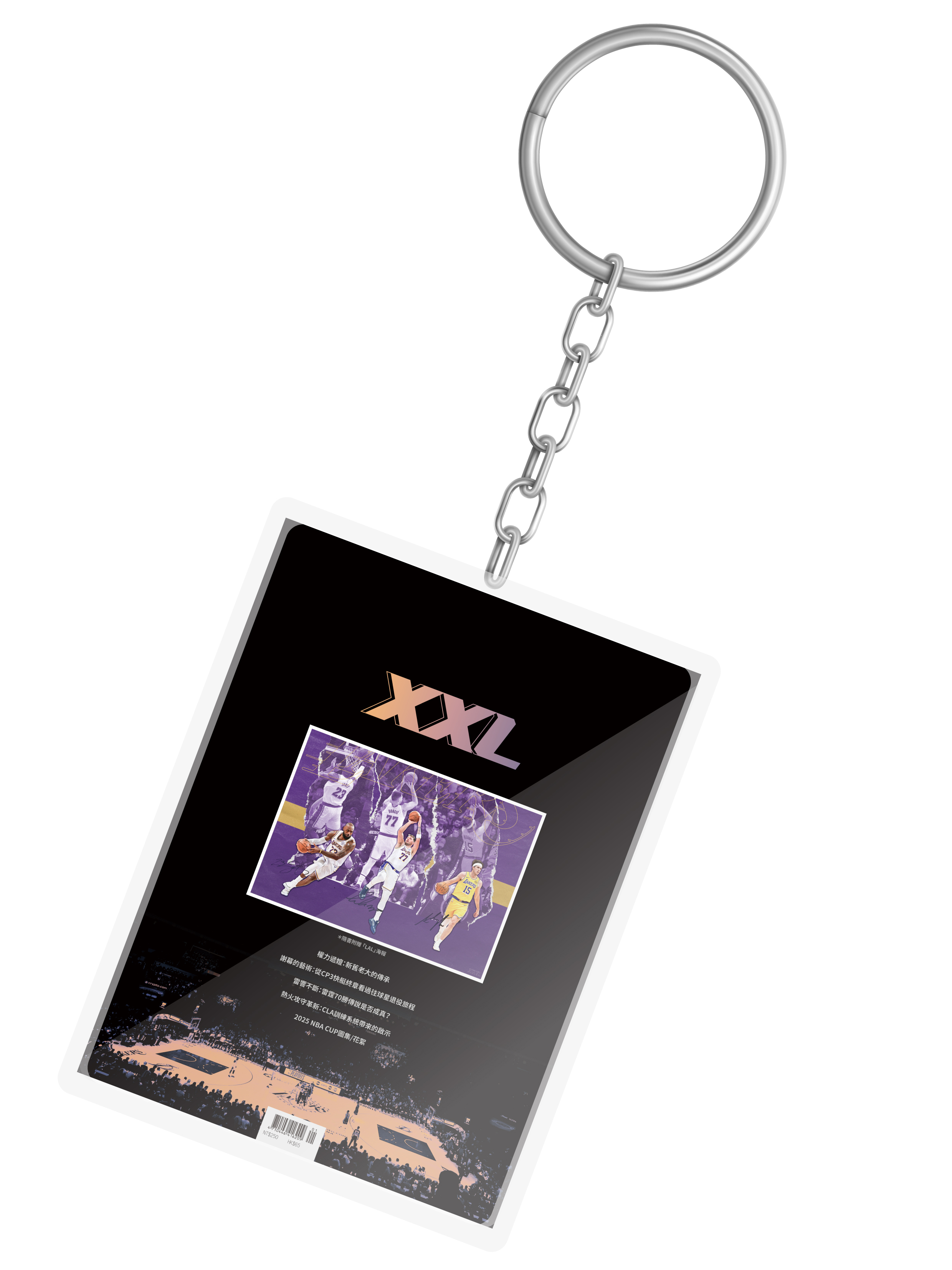 2026一月號LeBron to Luka封面鑰匙圈