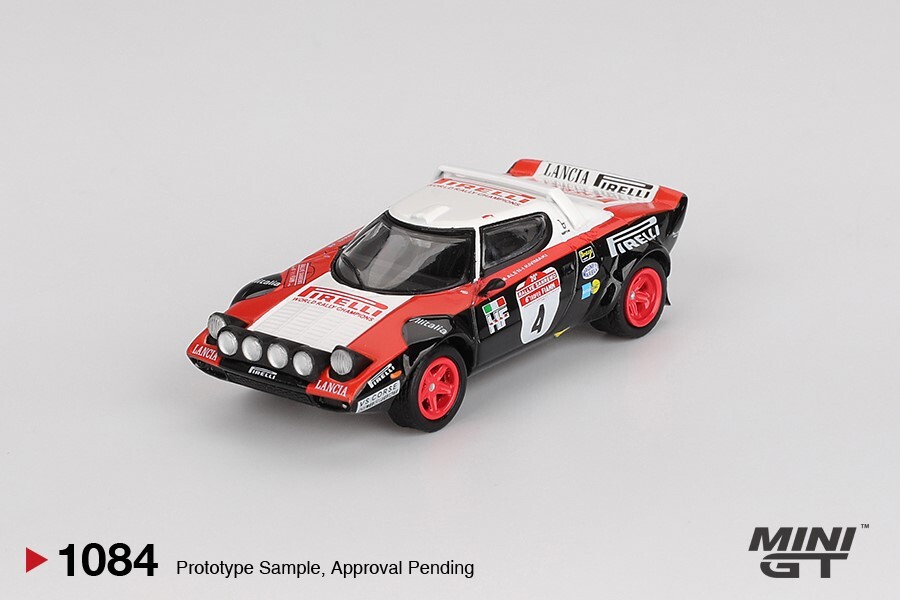 [預訂] Mini GT Lancia Stratos HF #4 1978 Rally Sanremo Winner
