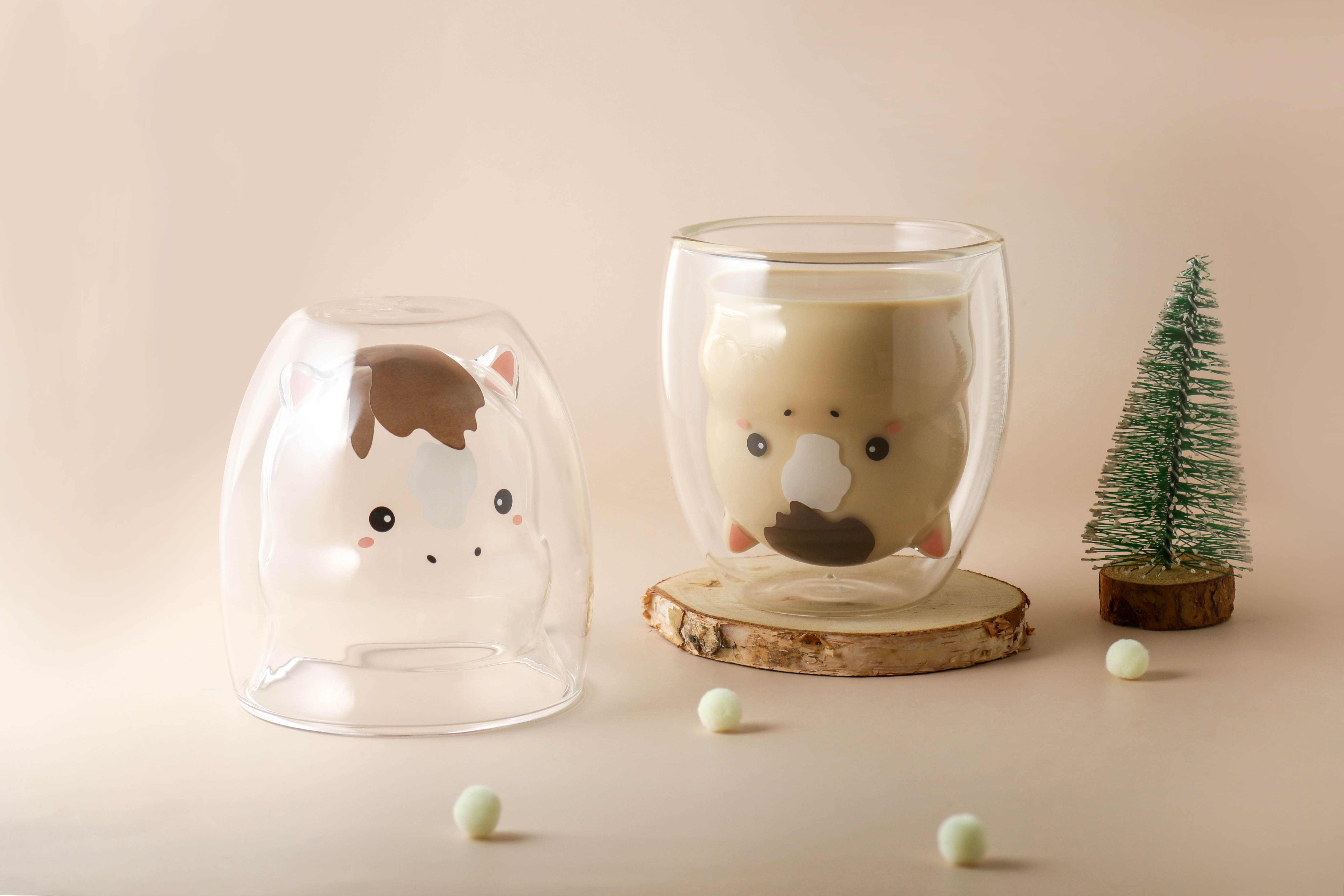 好玻-12生肖造型玻璃雙層杯