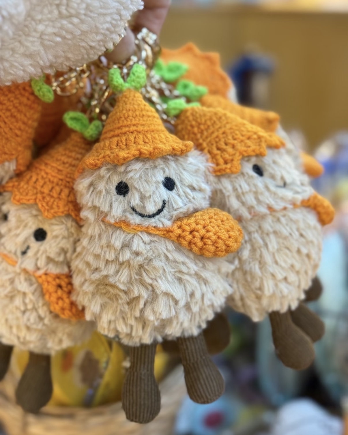 <韓國濟州島限定>苦盡柑來 x 好事花生 毛絨 吊飾