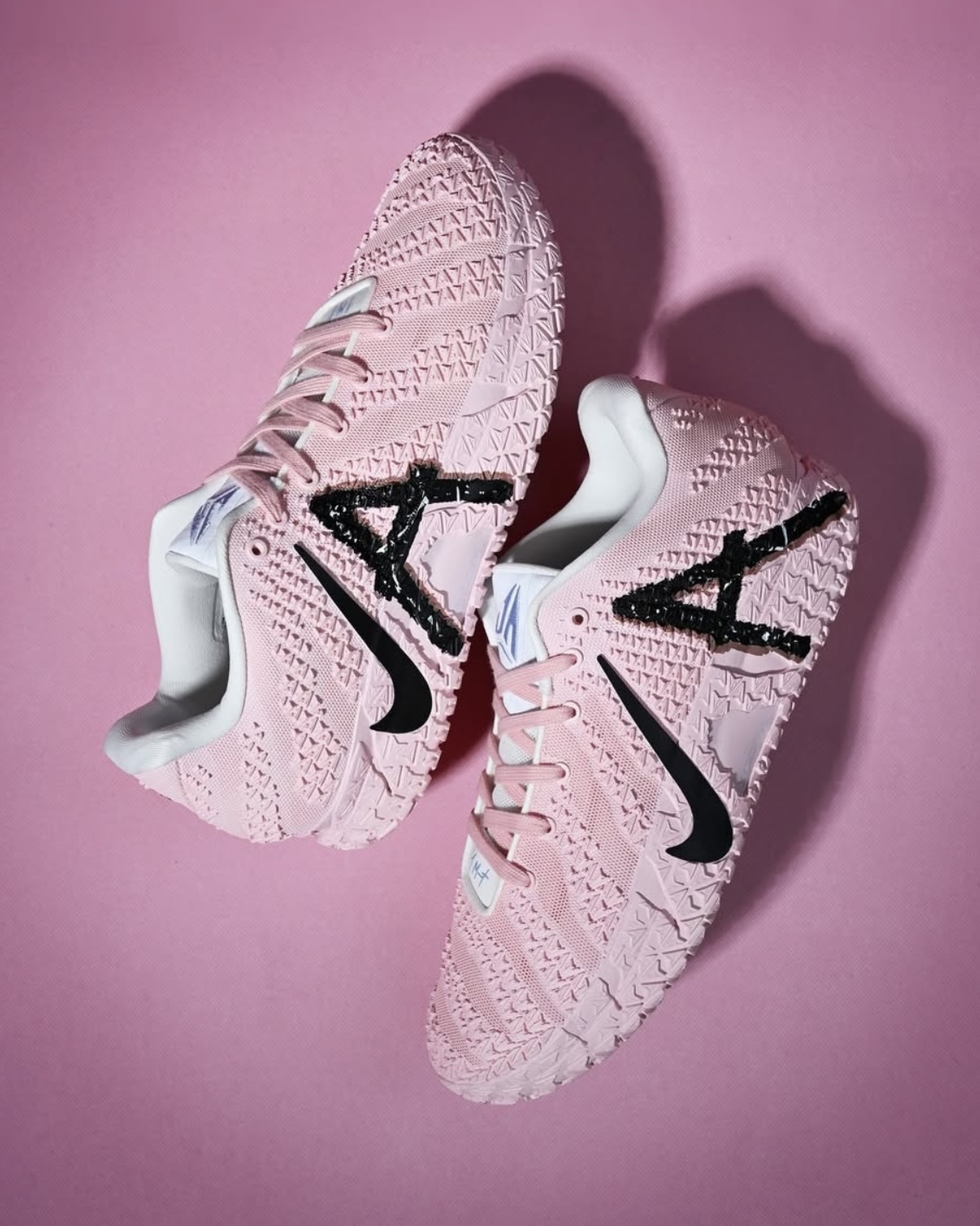 【訂製款】Nike JA 3 粉底黑勾 粉色 霓虹引擎款 星之卡比 實戰籃球鞋