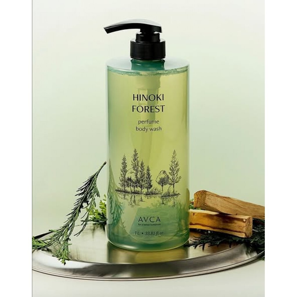 (預購商品) 韓國 AVCA 檜木森林香氛沐浴露-1000ml