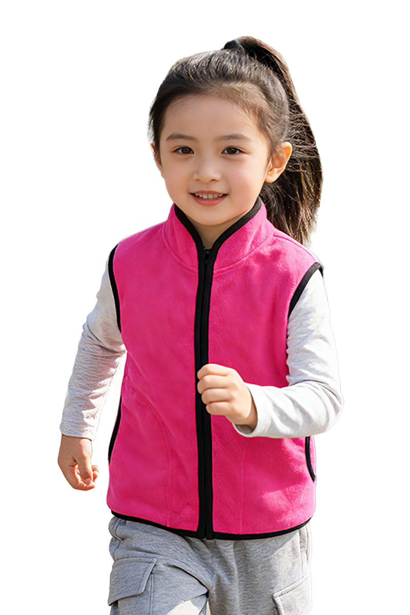 防風Soft Shell 刷毛保暖背心│童款 8205
