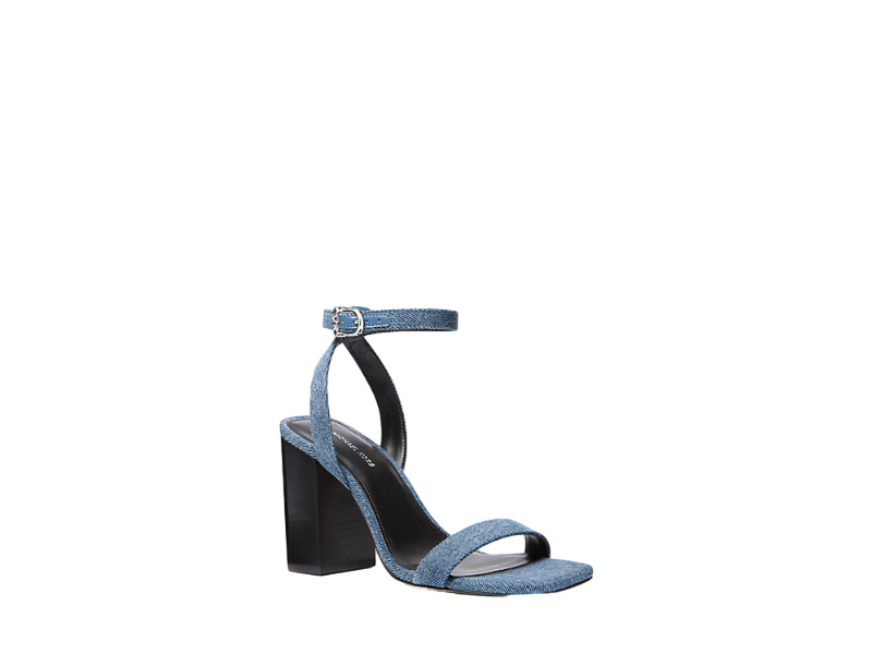 【Michael Kors】Merriam Denim Block Heel Sandal  藍