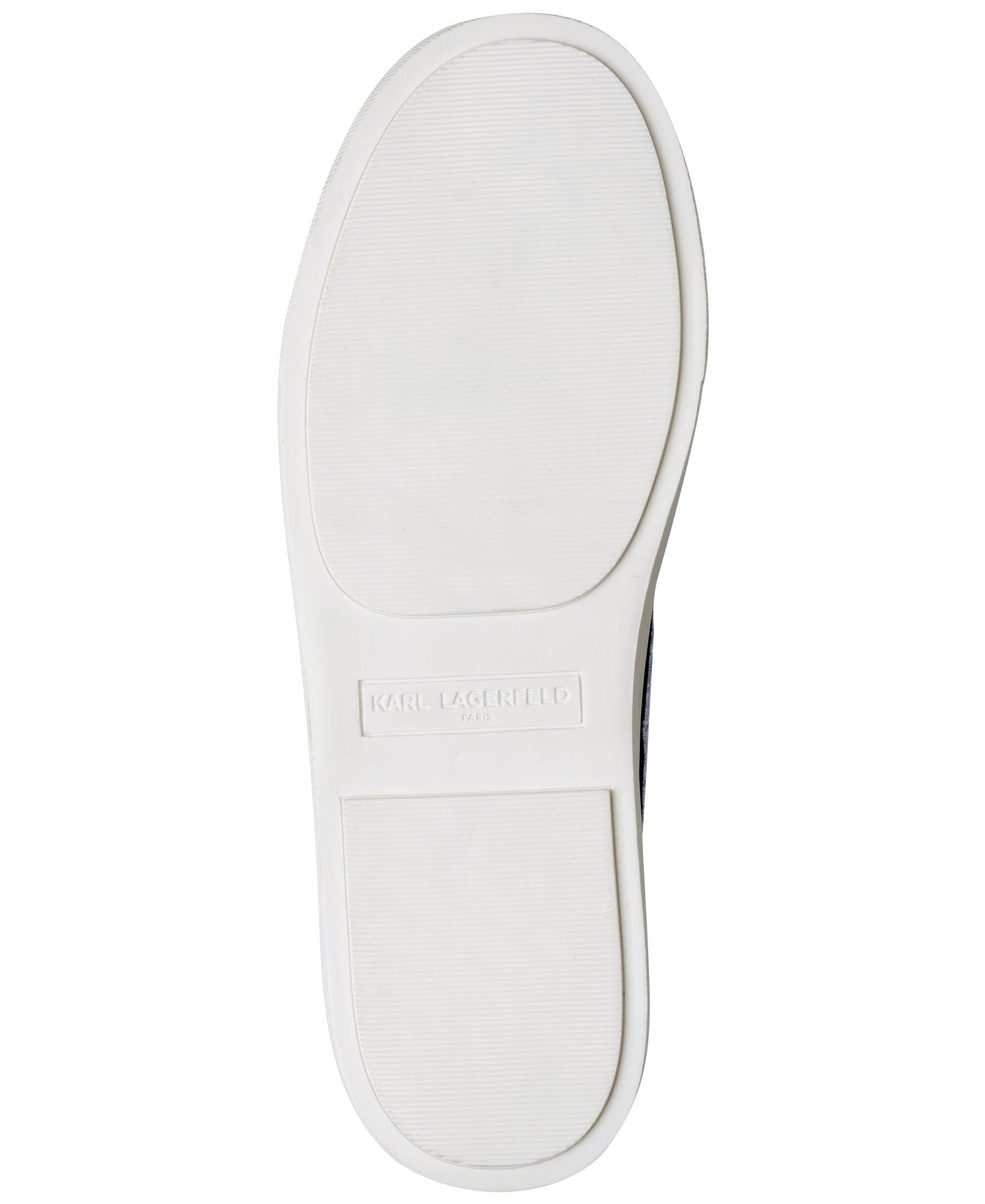 【Karl Lagerfeld Outlet】愛心亮片刺繡休閒鞋 KL350764  藍