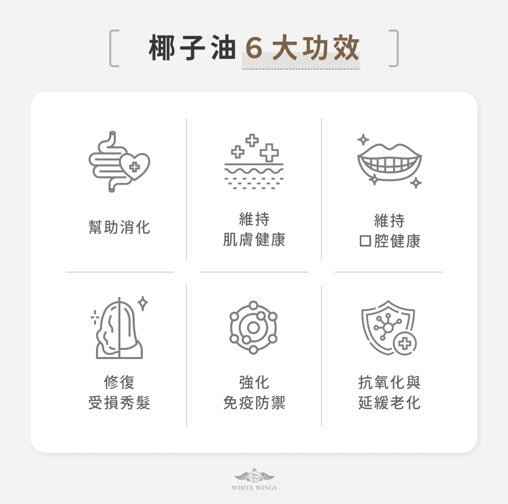 椰子油 6 大功效