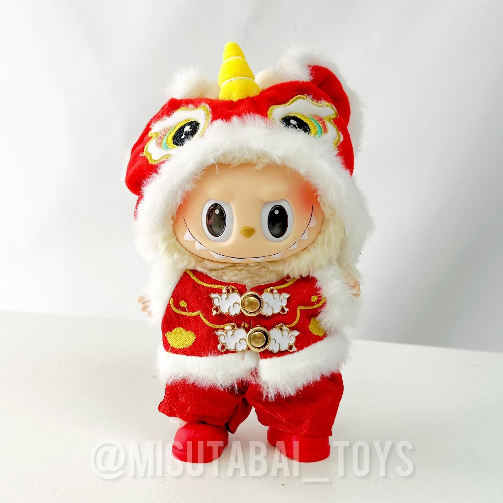 Doll Outfit Traditional & Fancy T51 - 新年紅色舞獅裝