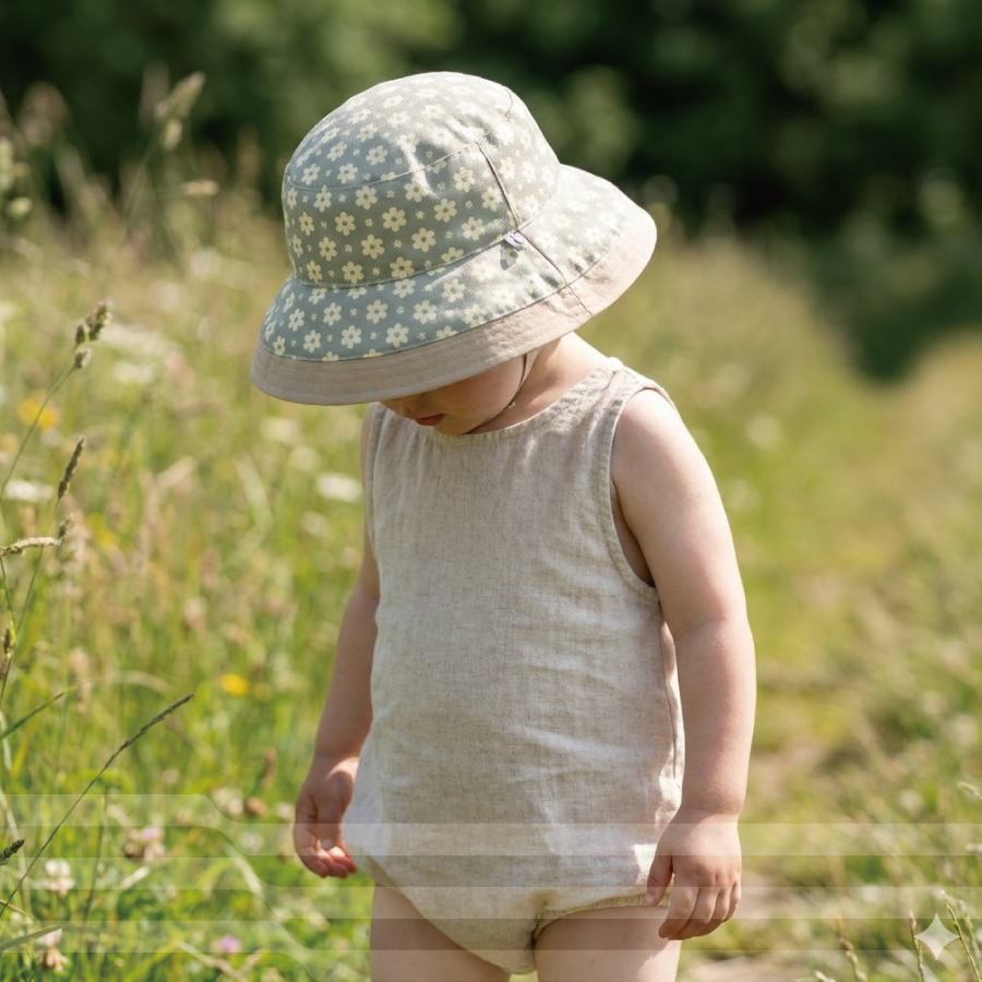 【影】「帽子戴不住？兒童神帽實測！」台灣製雙面兒童大帽沿防風遮陽帽DR6189