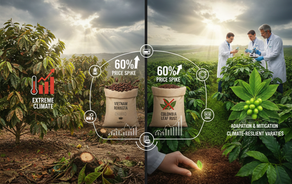 當氣候變遷成為咖啡產業最大的敵人,科學家正在實驗室裡培育咖啡的未來