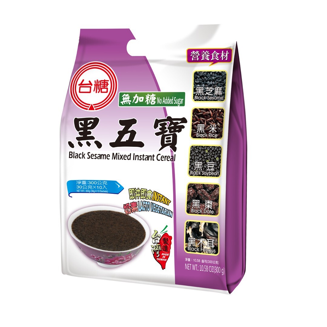 台糖無加糖黑五寶(30gx10小包/袋)