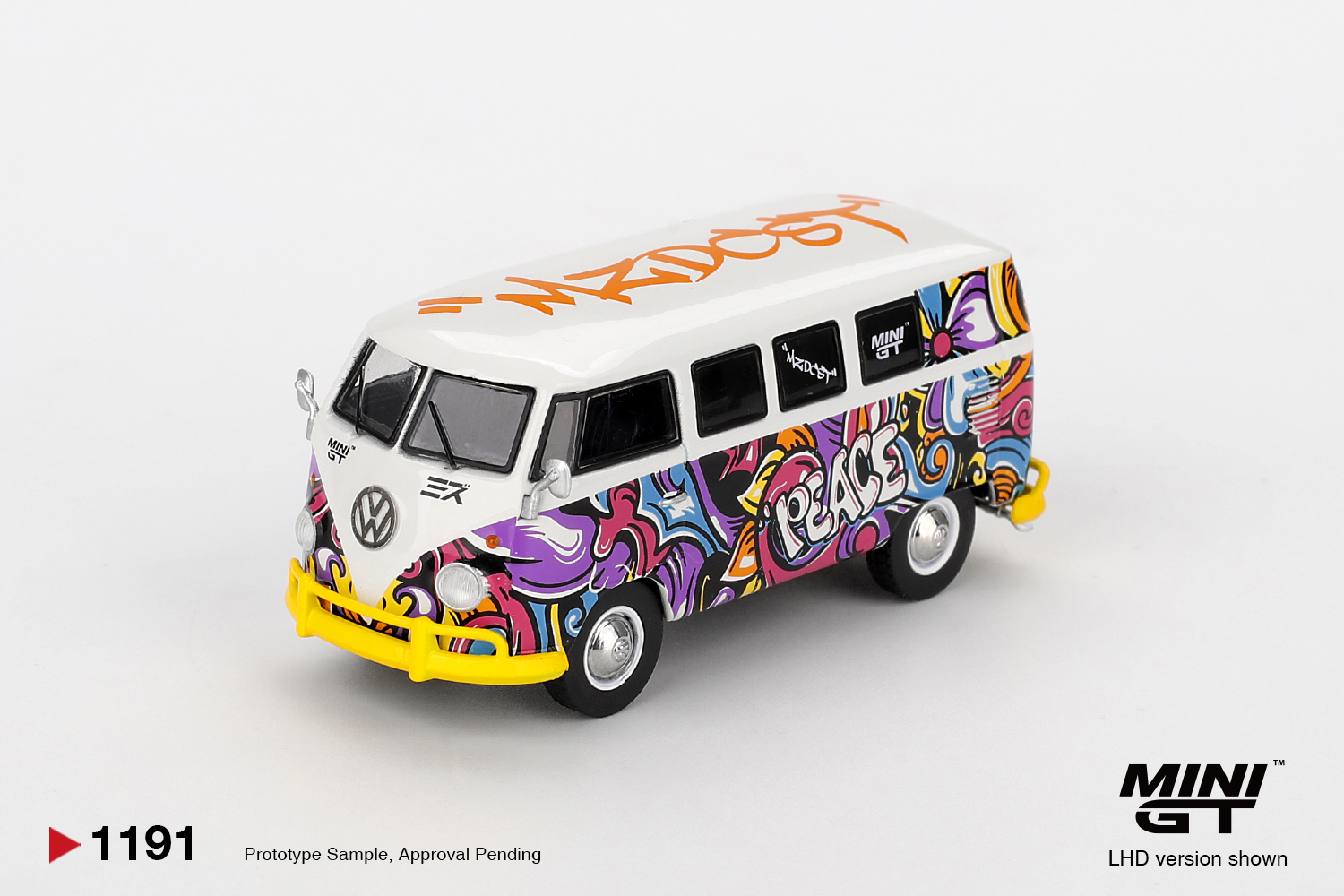 [預訂] Mini GT 福士 Volkswagen T1 Microbus Mizu Design - 左軚版