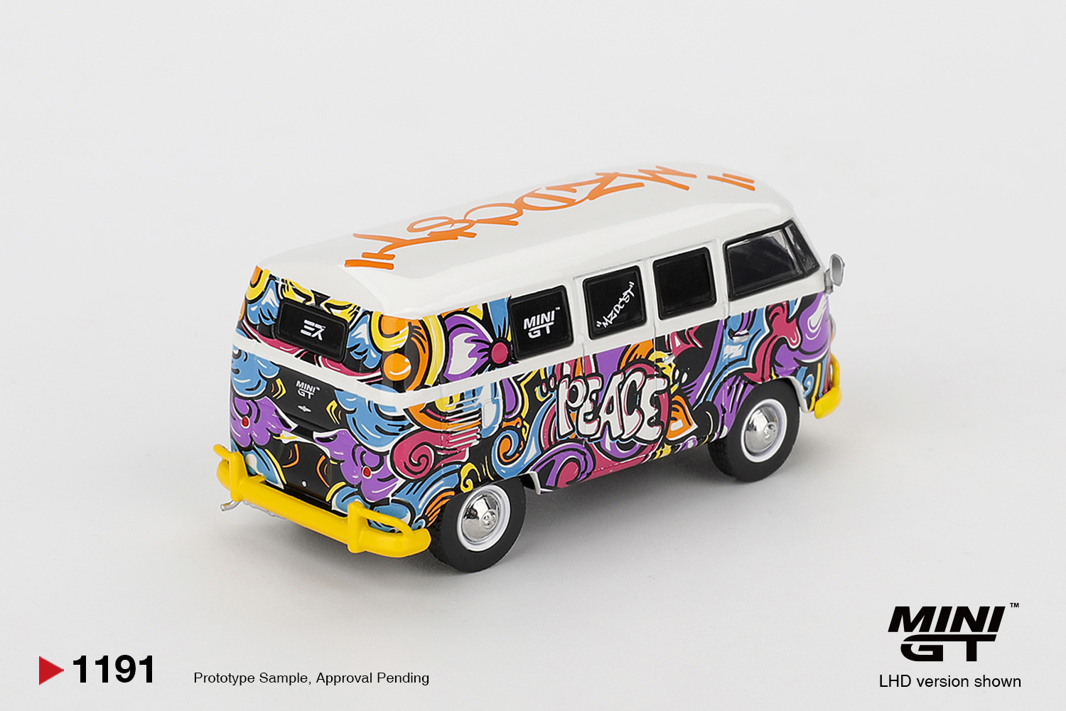 [預訂] Mini GT 福士 Volkswagen T1 Microbus Mizu Design - 右軚版