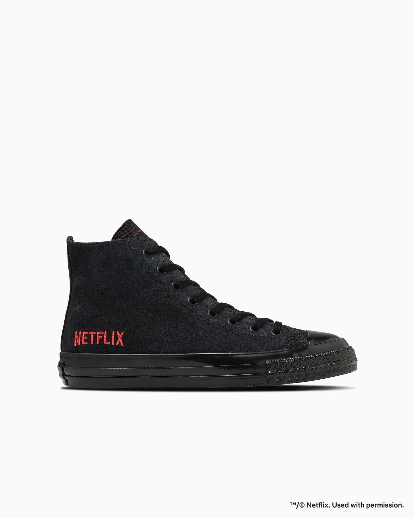 預購┃CONVERSE ALL STAR AGED HI X NETFLIX 麂皮 皮革 帆布 異材質拼接 高筒鞋