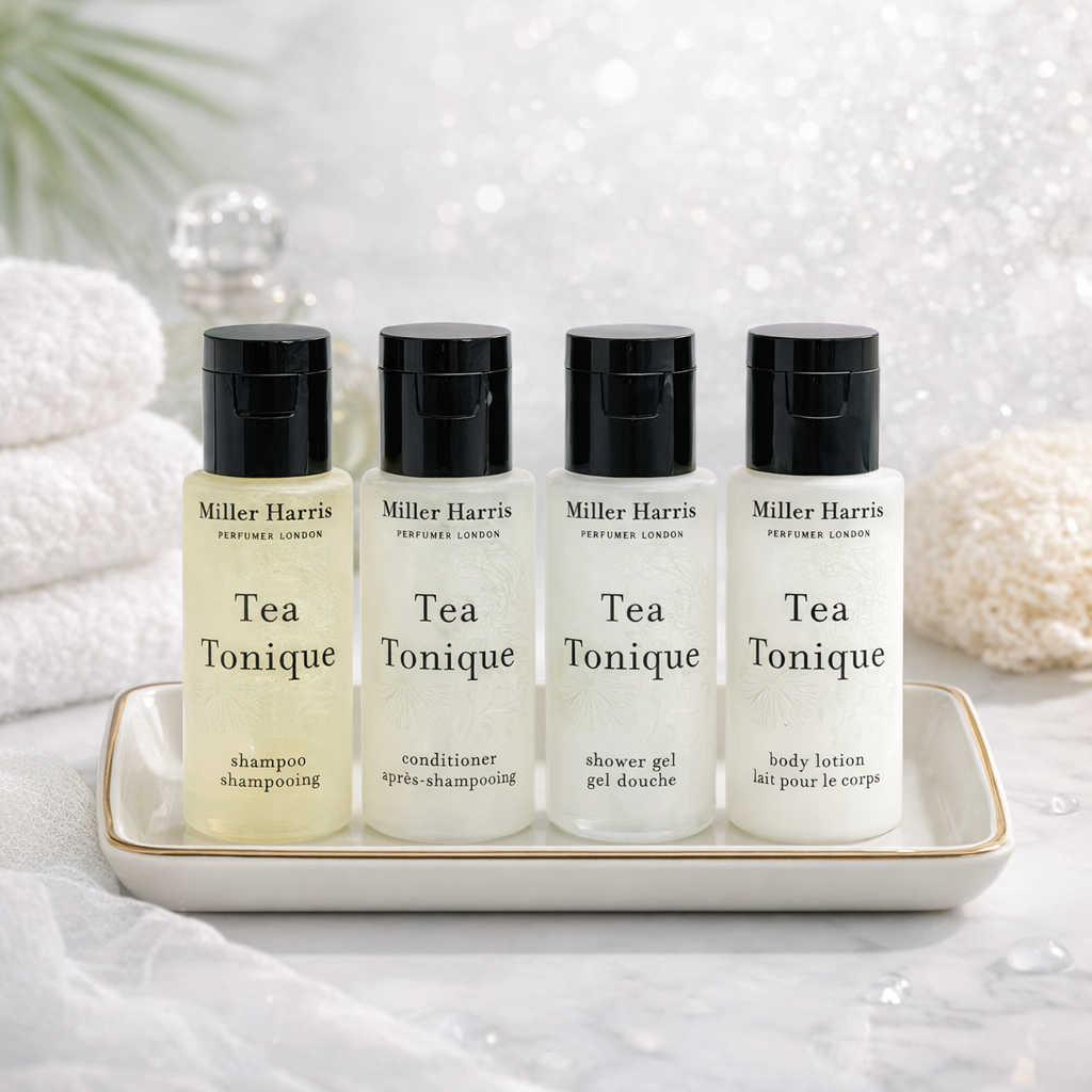 【Miller Harris】午後伯爵洗沐四件組30ml*4 (洗髮精、潤髮乳、沐浴精、潤膚乳)