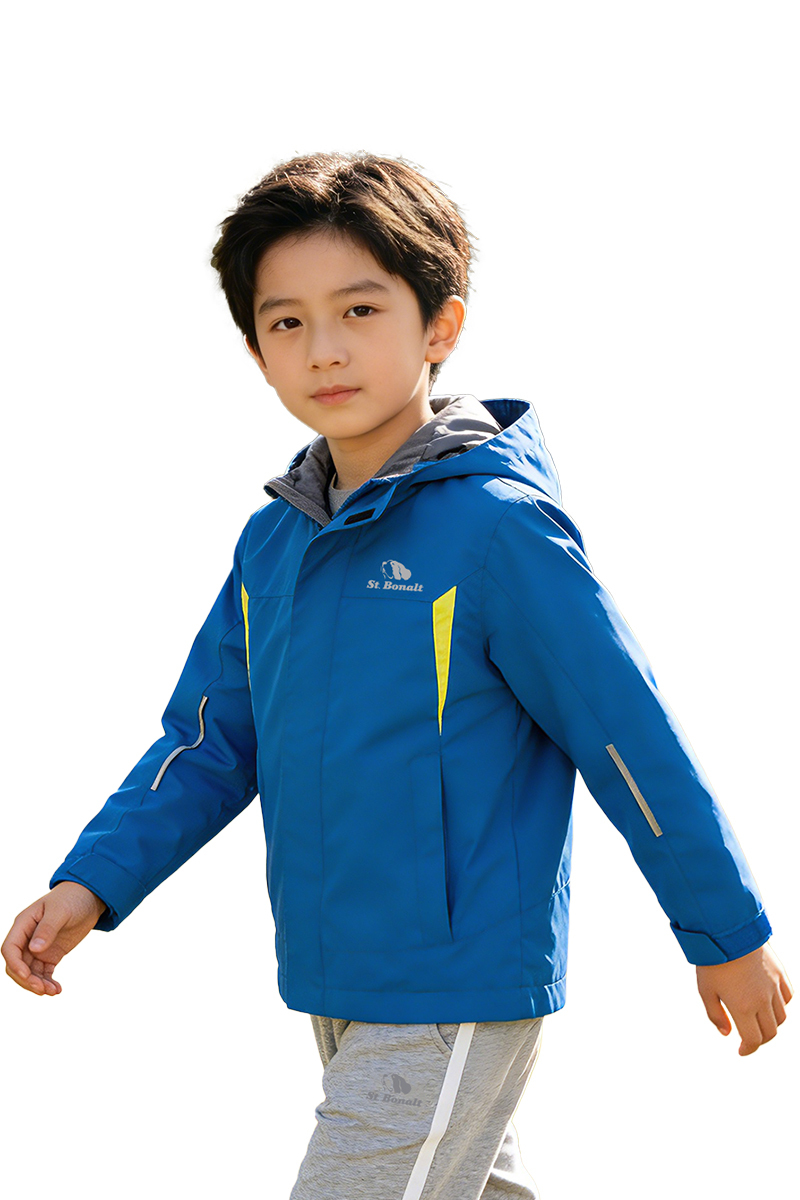 機能防風防水單層衝鋒衣│童款 8035  (衝鋒衣、防潑水、防風、透氣)
