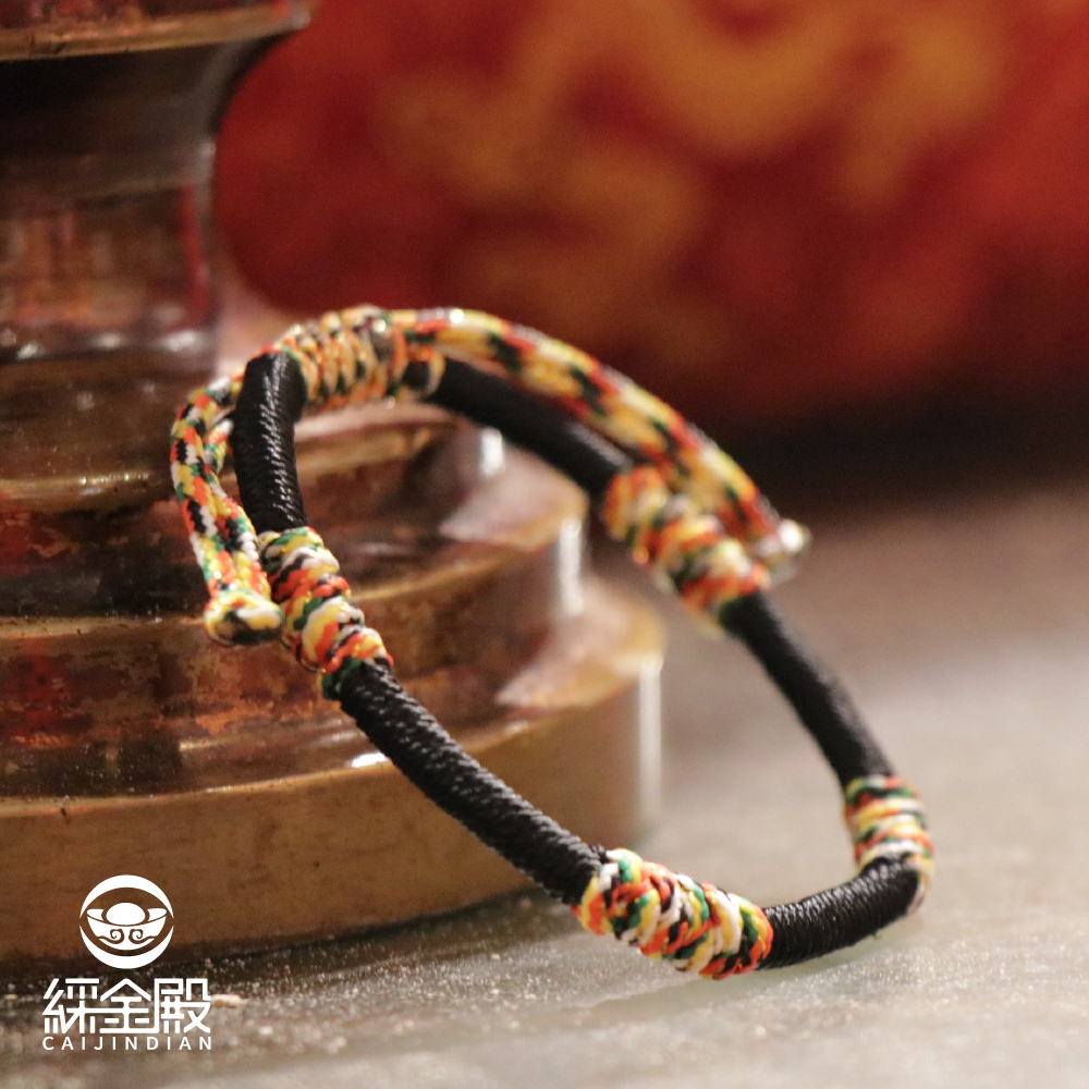 媽祖賜福金剛結五色線_擋煞黑｜保平安、避邪化煞【綵金殿】